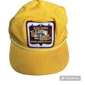 Red Bank Ale and Quail VTG Style Baseball‎ Hat Cap Yellow Adjustable